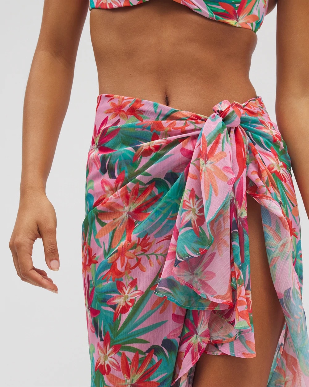 MULTI Everything Under the Sun Ruffle Pareo