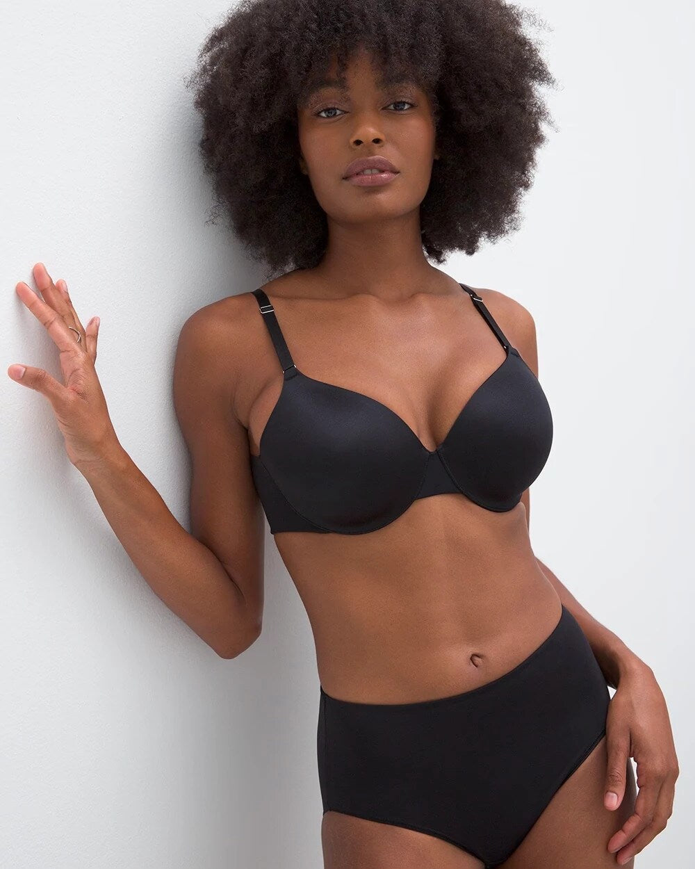 BLACK Full Coverage Bra