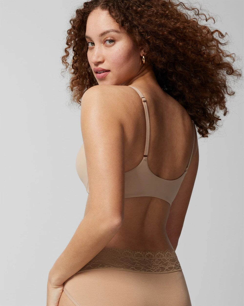 WARM AMBER Front-Close Perfect Coverage Bra