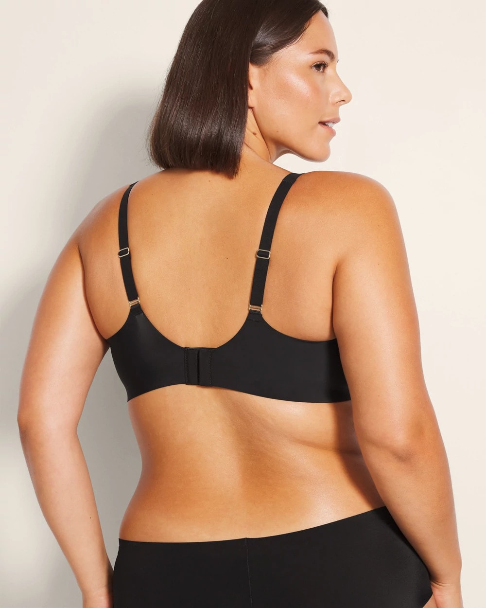 BLACK Lightly Lined Perfect Coverage Bra