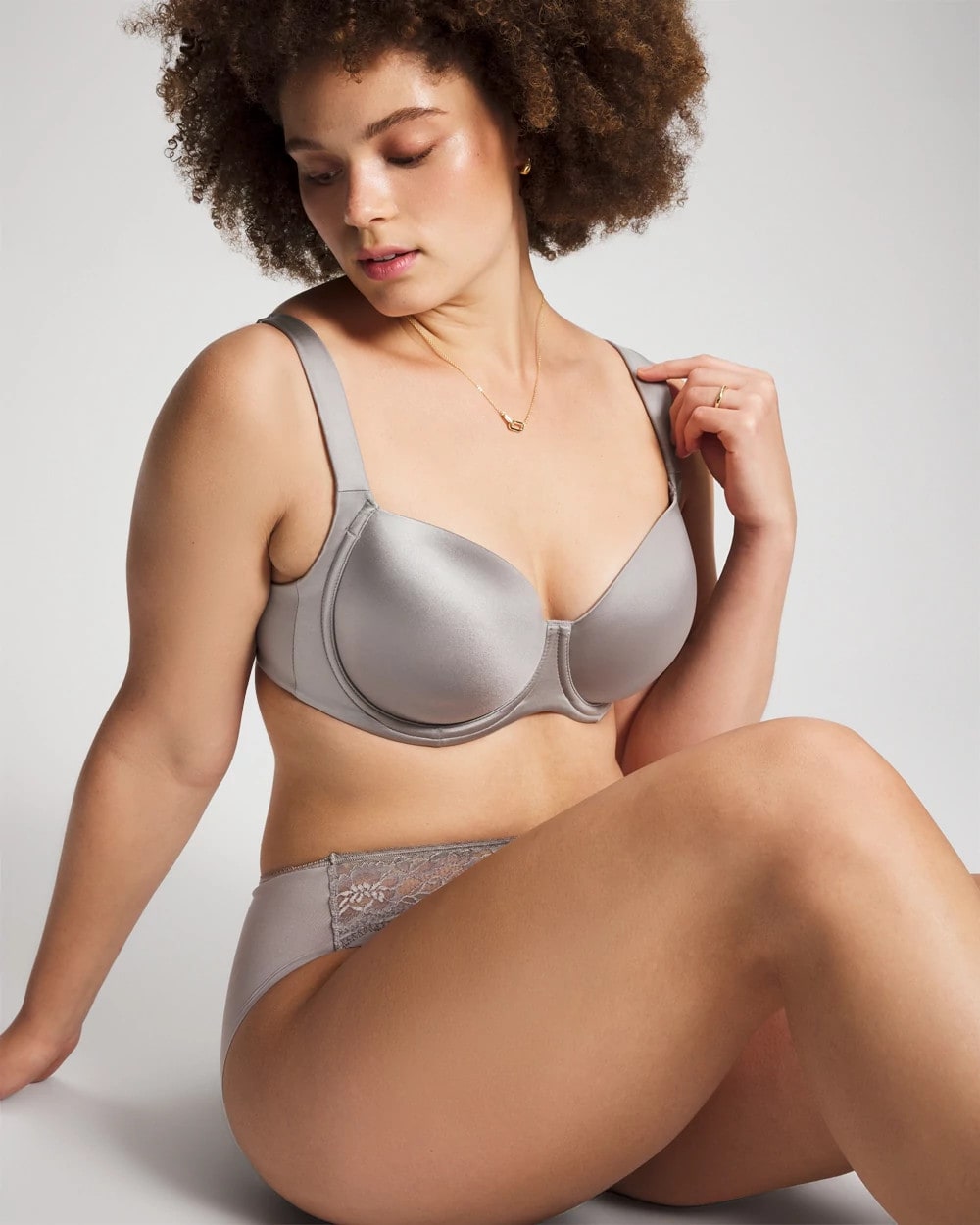 MINERAL GRAY Full Coverage Bra