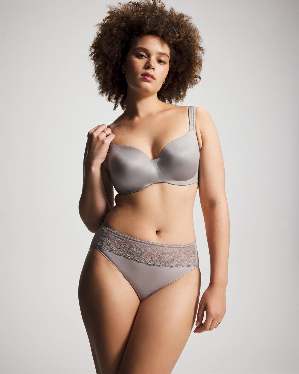 MINERAL GRAY Balconette Bra