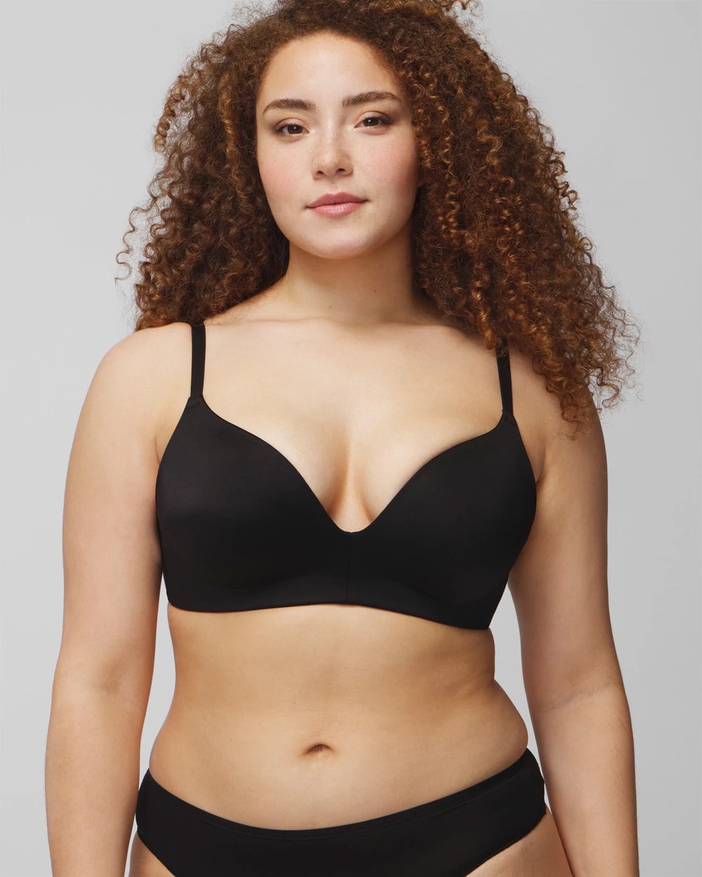 BLACK Wireless Push-Up Bra