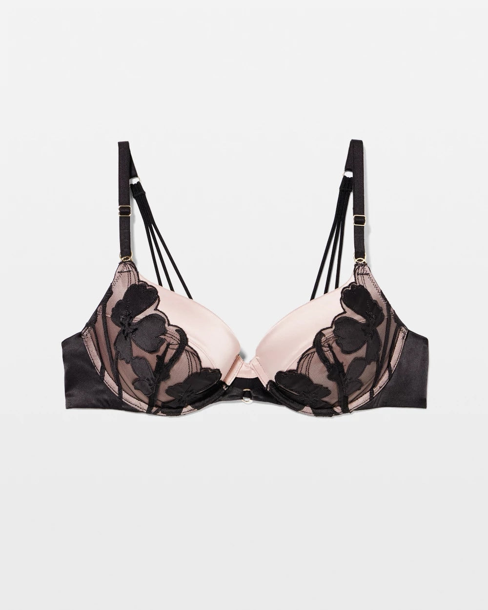 BLACK Soma’s Sexiest Applique Push-Up Bra