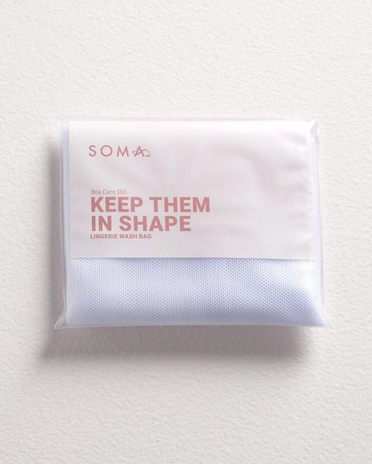 WHITE Lingerie Wash Bag