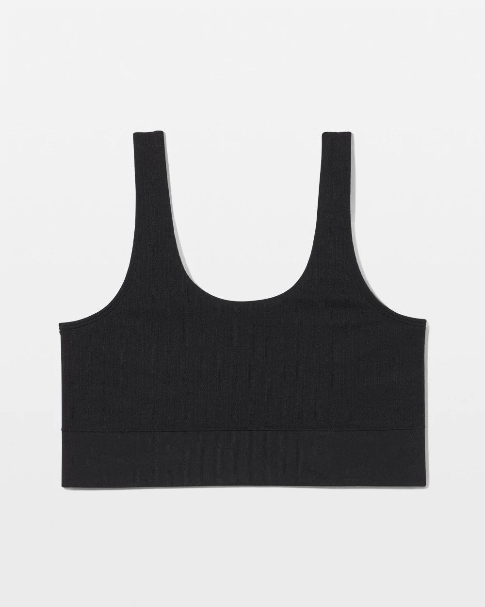 BLACK Seamless Rib Bralette