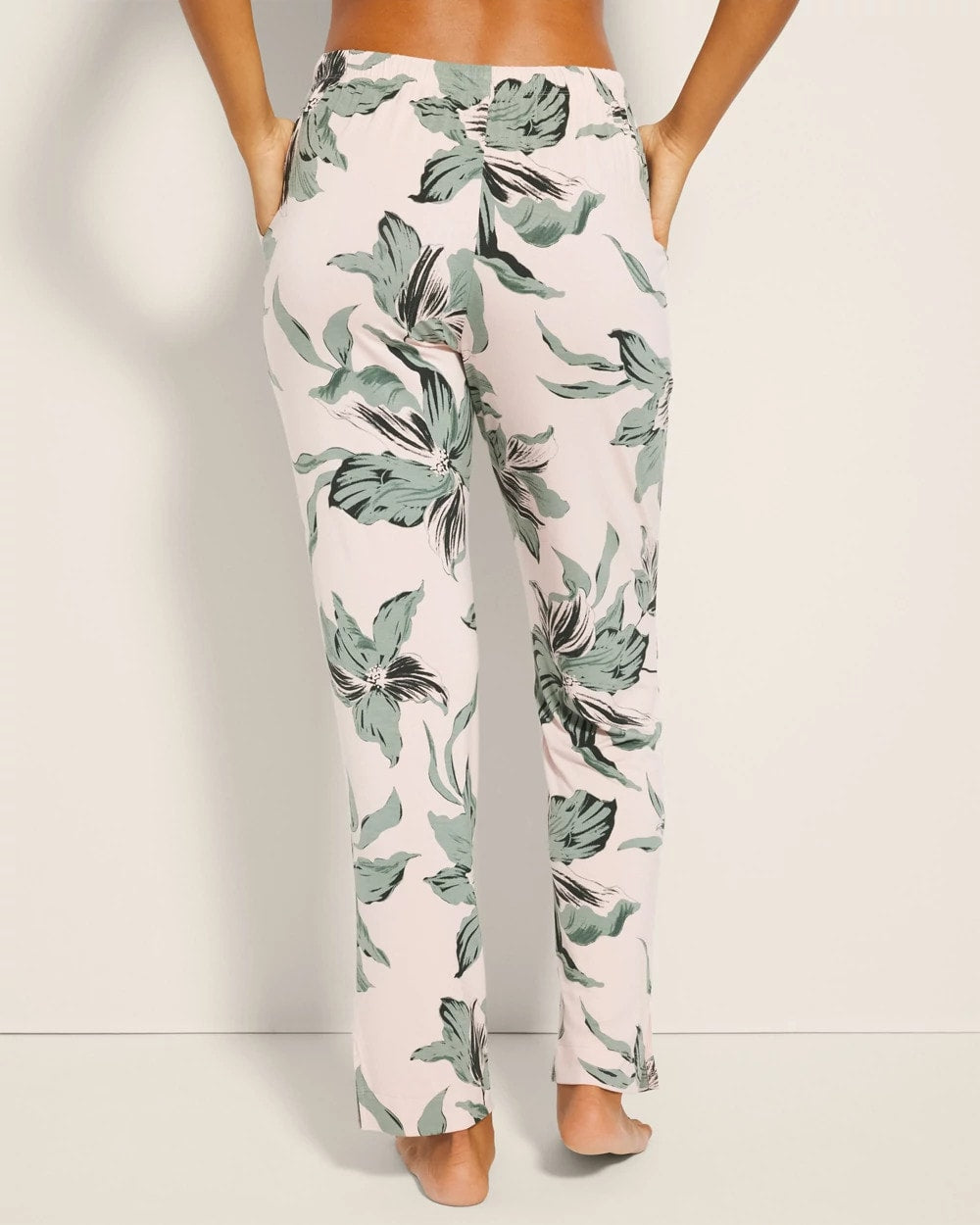 BLOOM BREEZE G SEPIA ROSE Ankle Pajama Pants