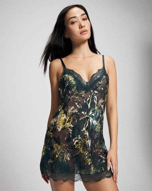 FERN FANTASY DARK HARBOUR Silk Burnout Chemise