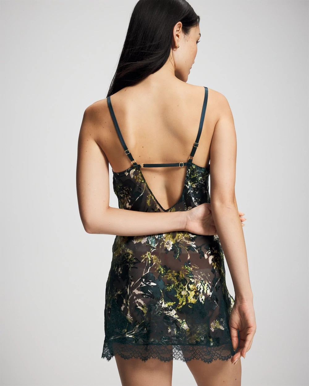 FERN FANTASY DARK HARBOUR Silk Burnout Chemise