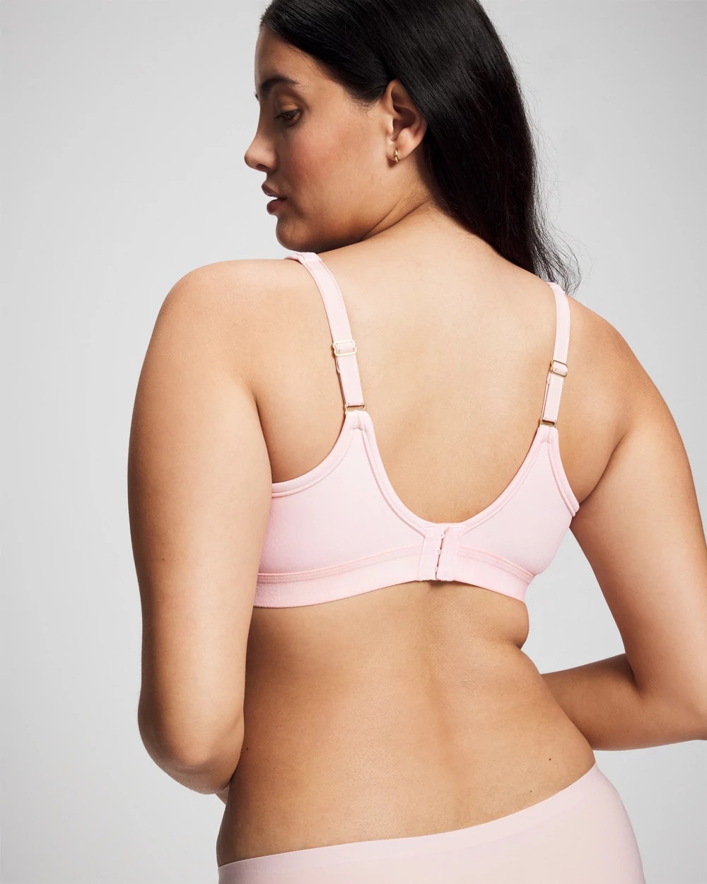 PRETTY PINK Wireless Unlined Full Coverage Bra