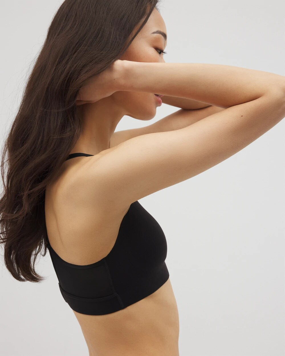 BLACK Mesh Adjustable Bralette