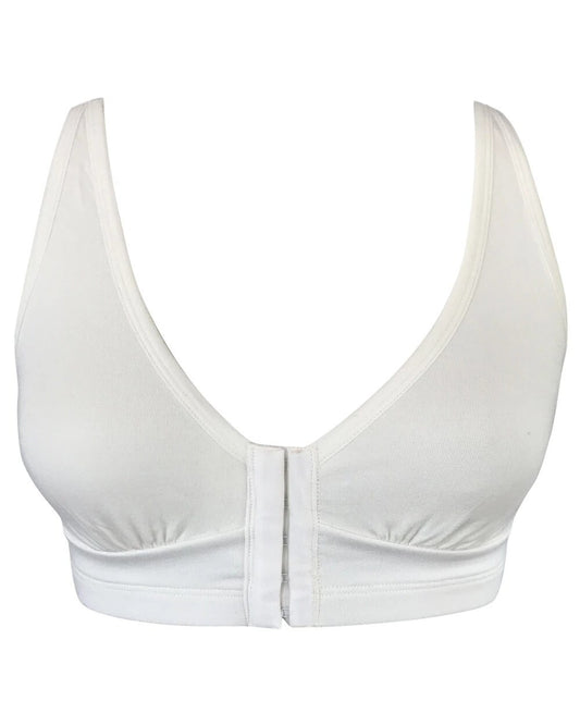 IVORY Front-Closure Post-Surgery Bra