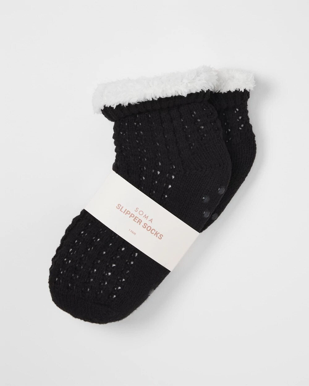 BLACK Slipper Socks