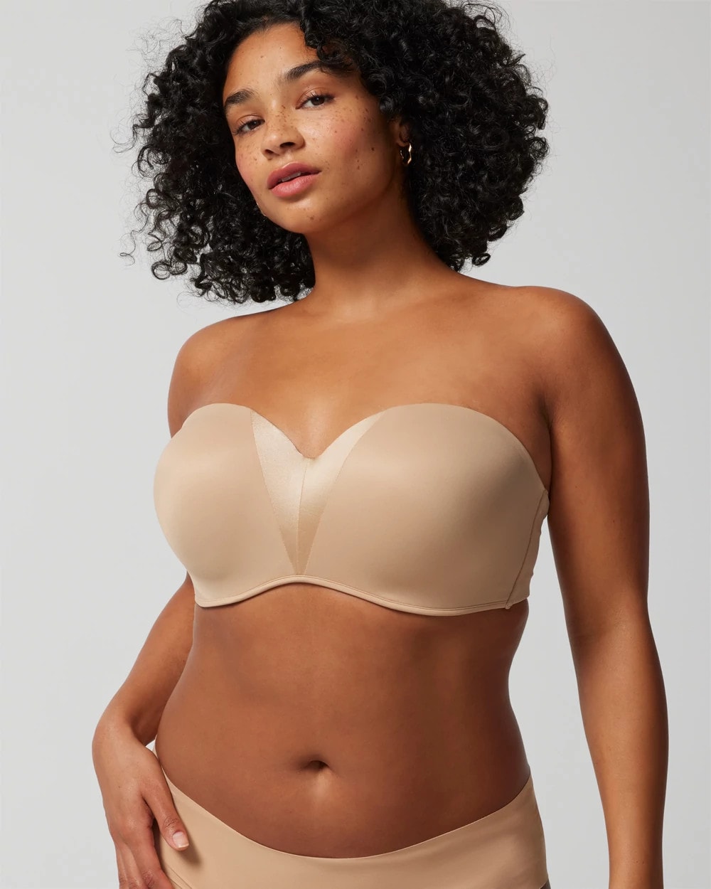 WARM AMBER Strapless Bra