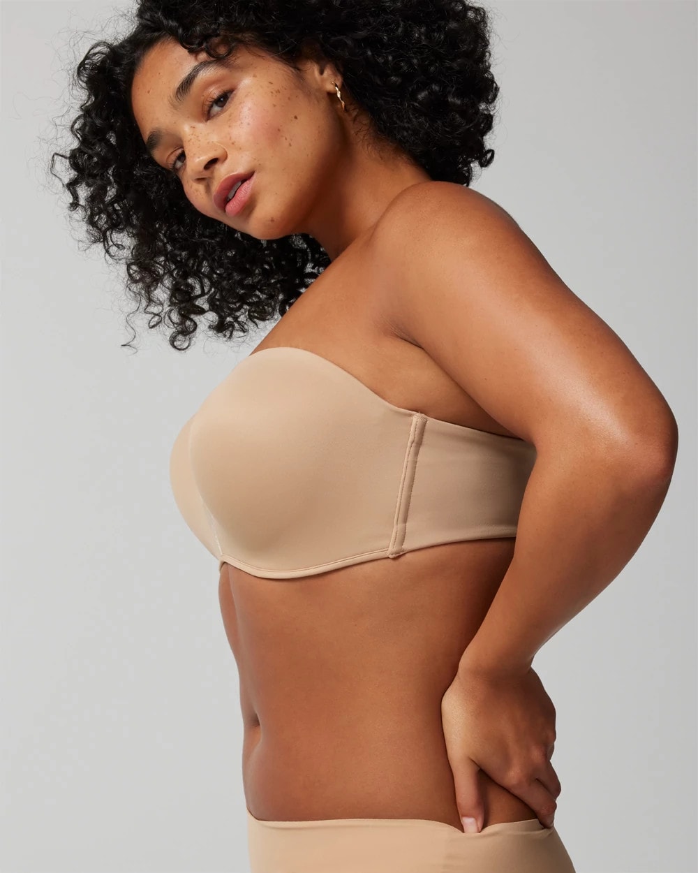 WARM AMBER Strapless Bra