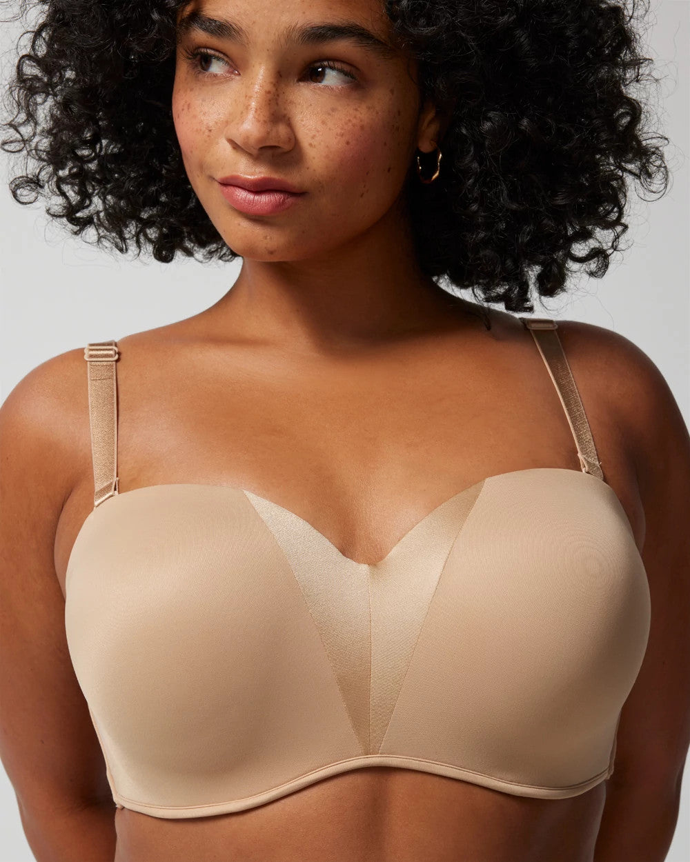 WARM AMBER Strapless Bra