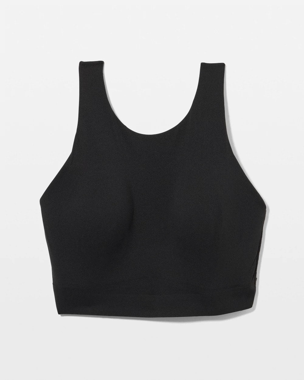 BLACK High-Neck Yoga Bra