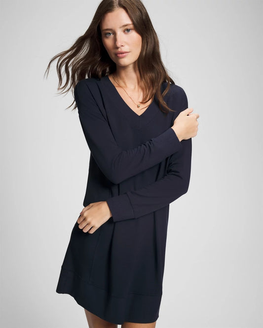 MIDNIGHT SKIES Ultrasoft Fleece Sweatshirt Dress