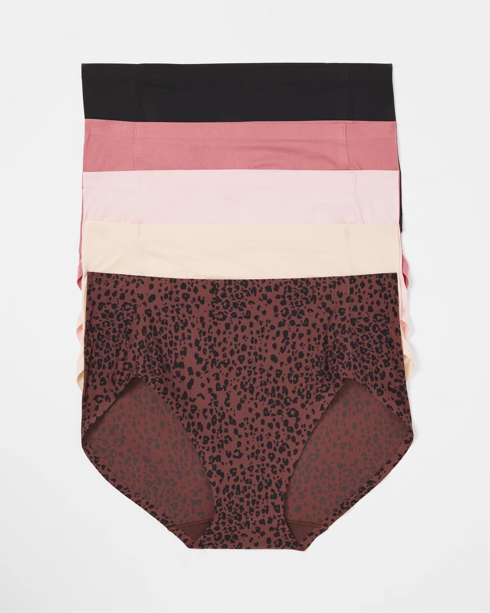 HOT SPOT MULTI PACK Soft Stretch Modern Brief Panty 5 Pack
