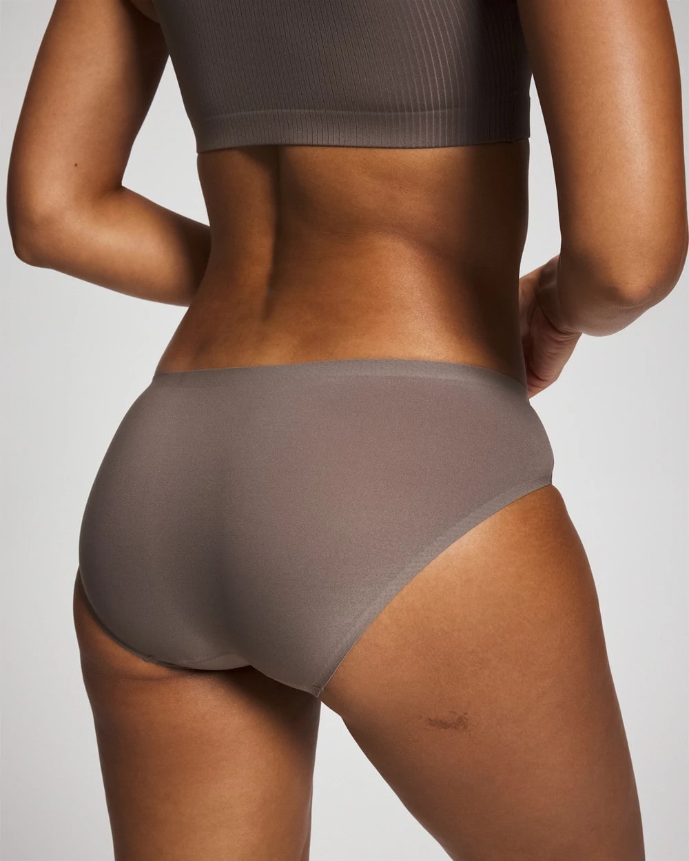 DARK TAUPE Soft Stretch Hipster Panty