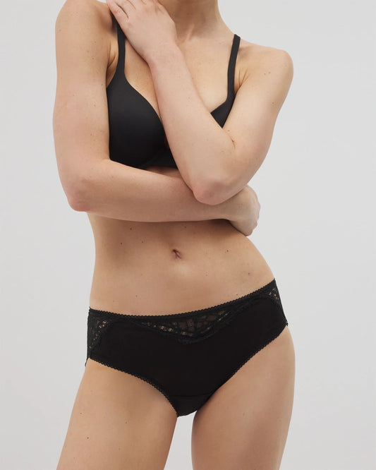 BLACK Lace Hipster