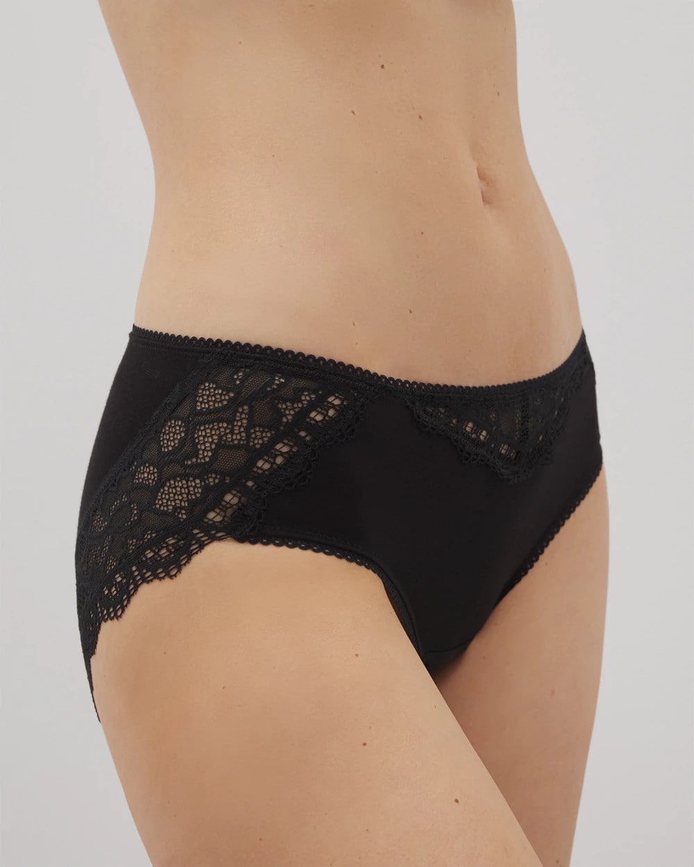 BLACK Lace Hipster