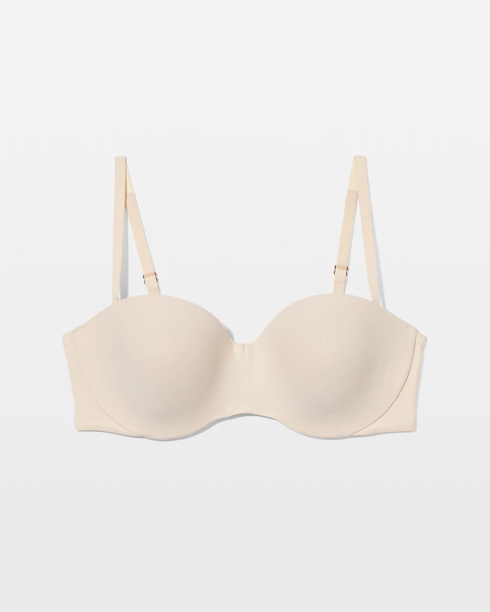 PALE SAND Strapless Bra