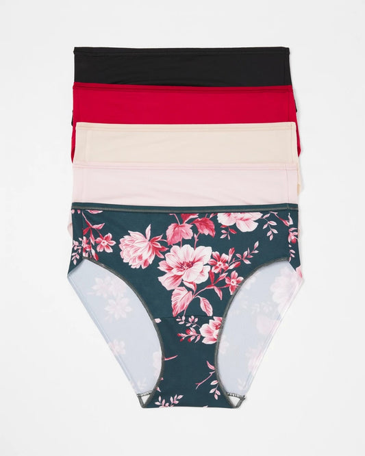 PAINT THE TOWN MULTIPACK Edge Hipster Panty 5 Pack