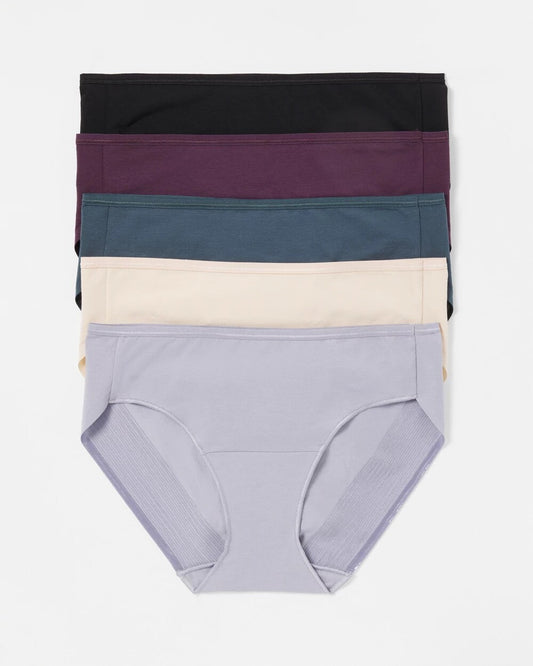 PLUM PERFECT MULTI PACK Cotton Hipster Panty 5 Pack