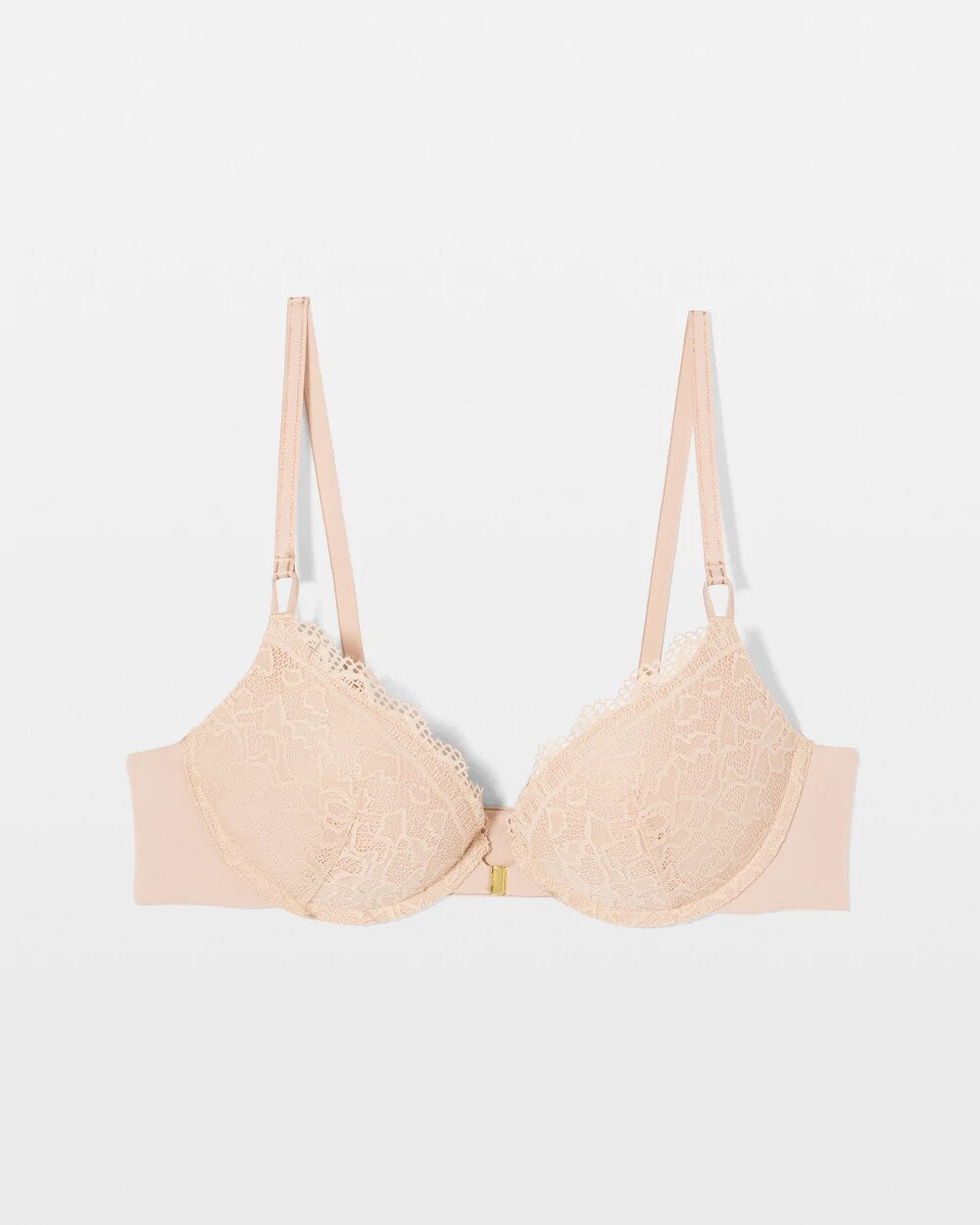HUSH Push-Up Front-Close Bra with Lace