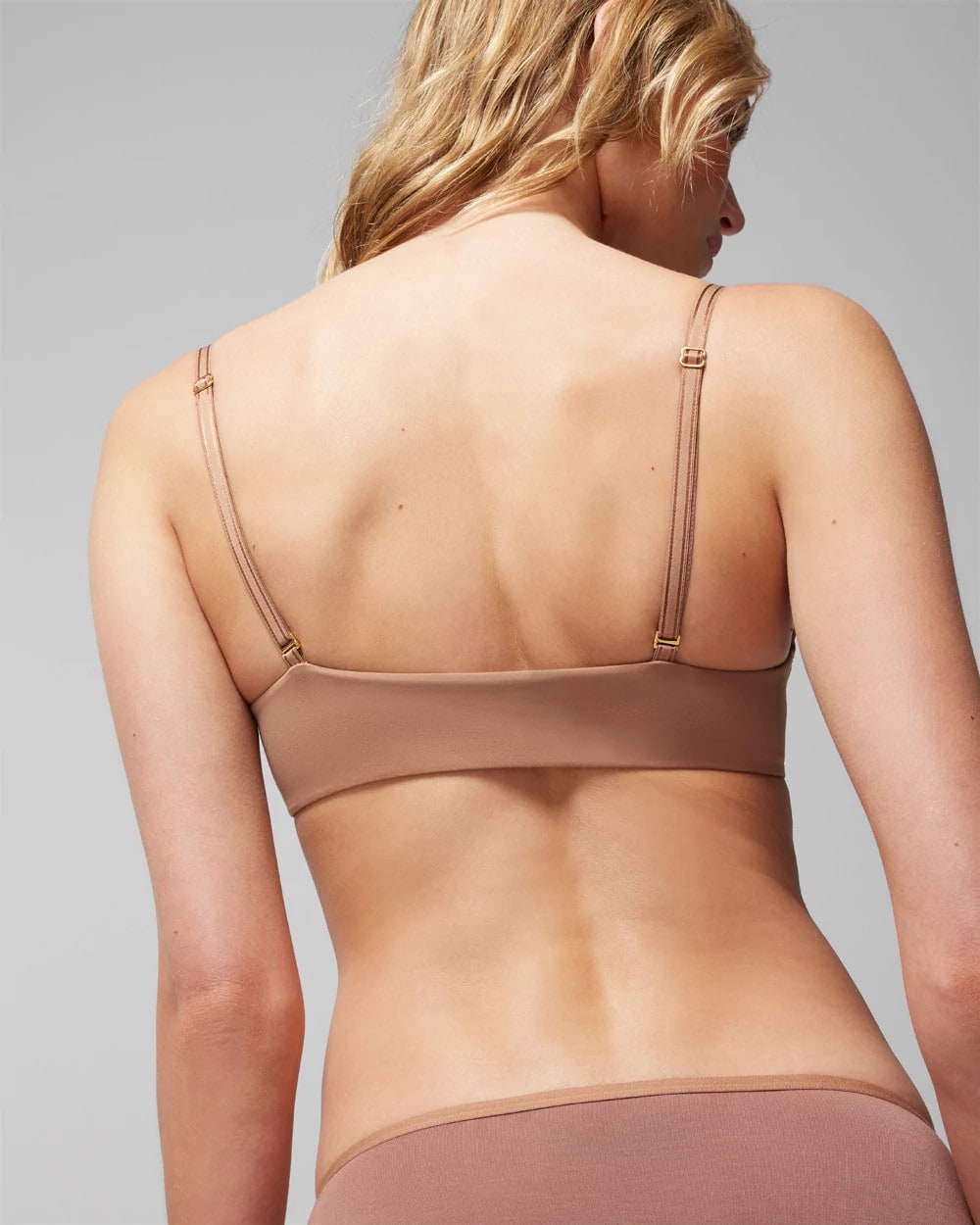 WARM SIENNA Push-Up Front-Close Bra with Lace