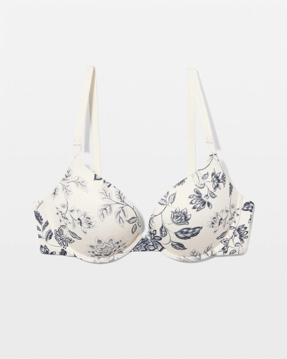 MEANDERING GARDEN M CHAM Push-Up Plunge Bra