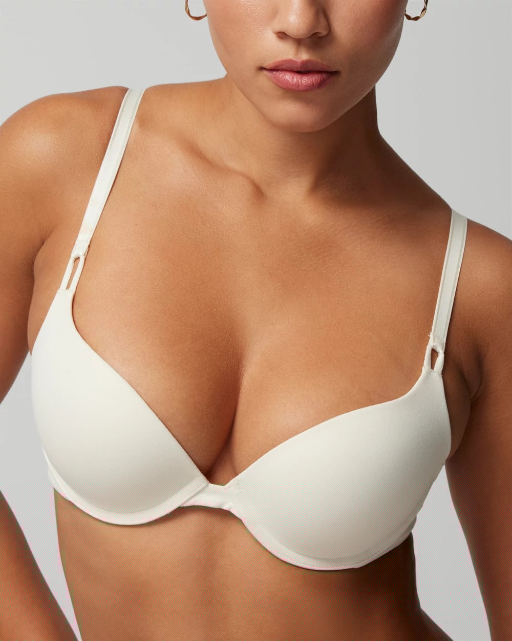 IVORY Push-Up Plunge Bra