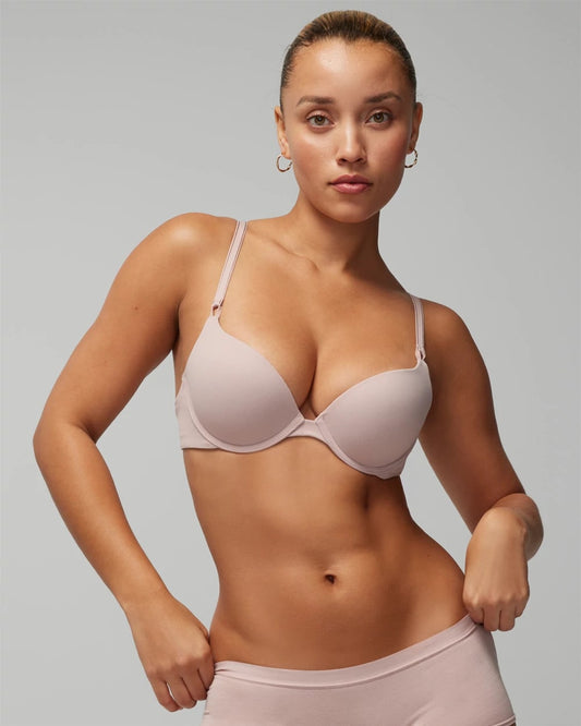 ADOBE ROSE Push-Up Plunge Bra
