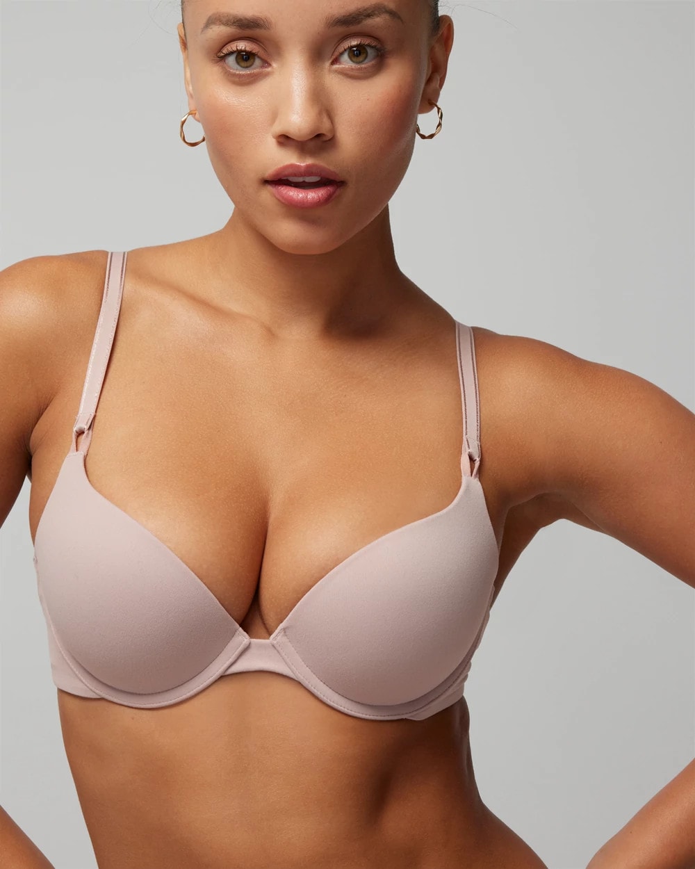 ADOBE ROSE Push-Up Plunge Bra