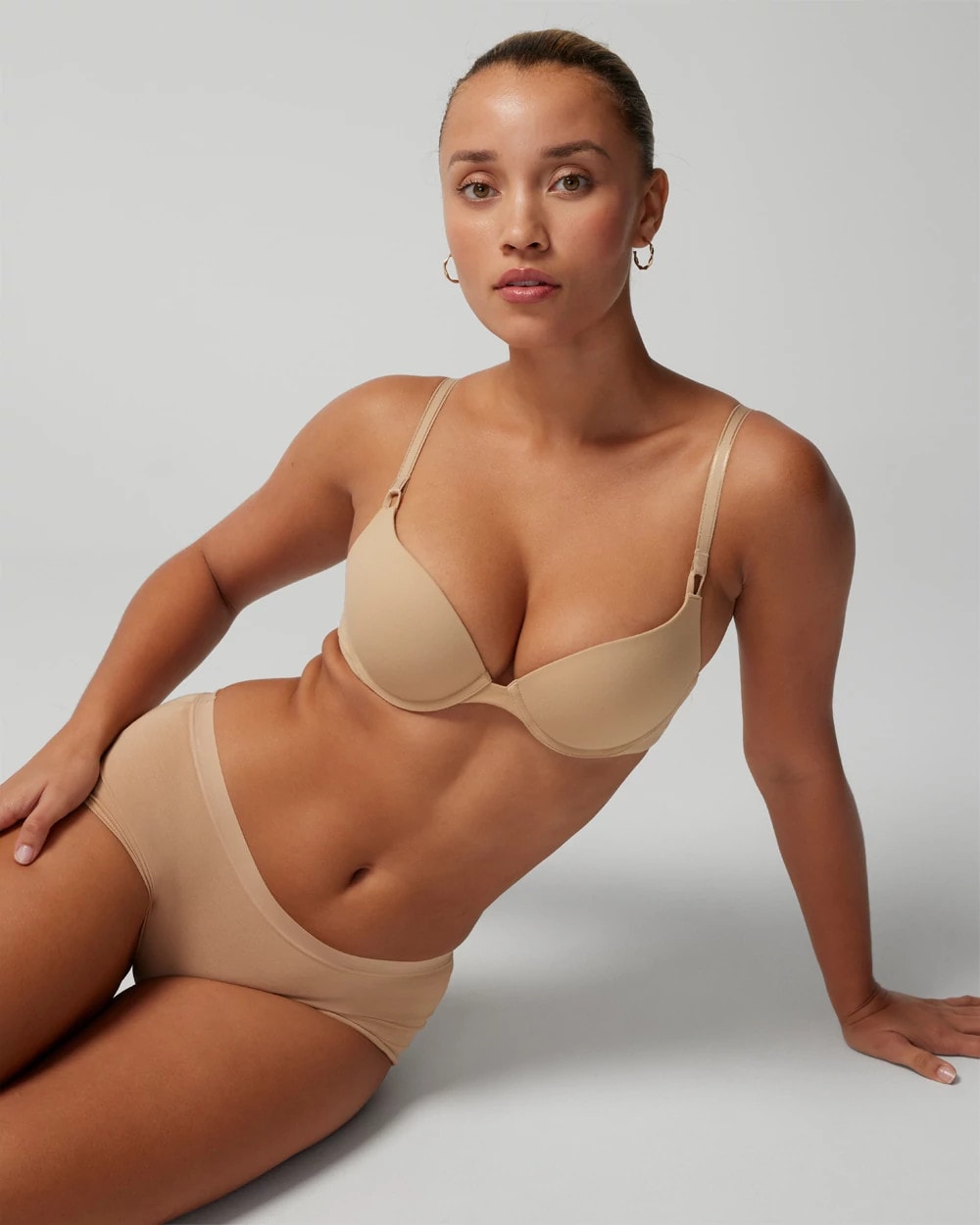 WARM AMBER Push-Up Plunge Bra