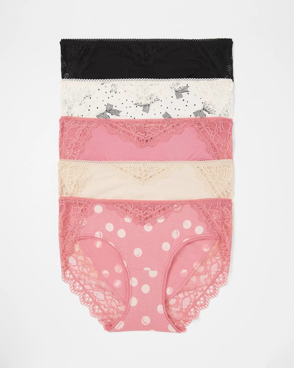 THATS A WRAP MULTI PACK Lace Hipster 5 Pack
