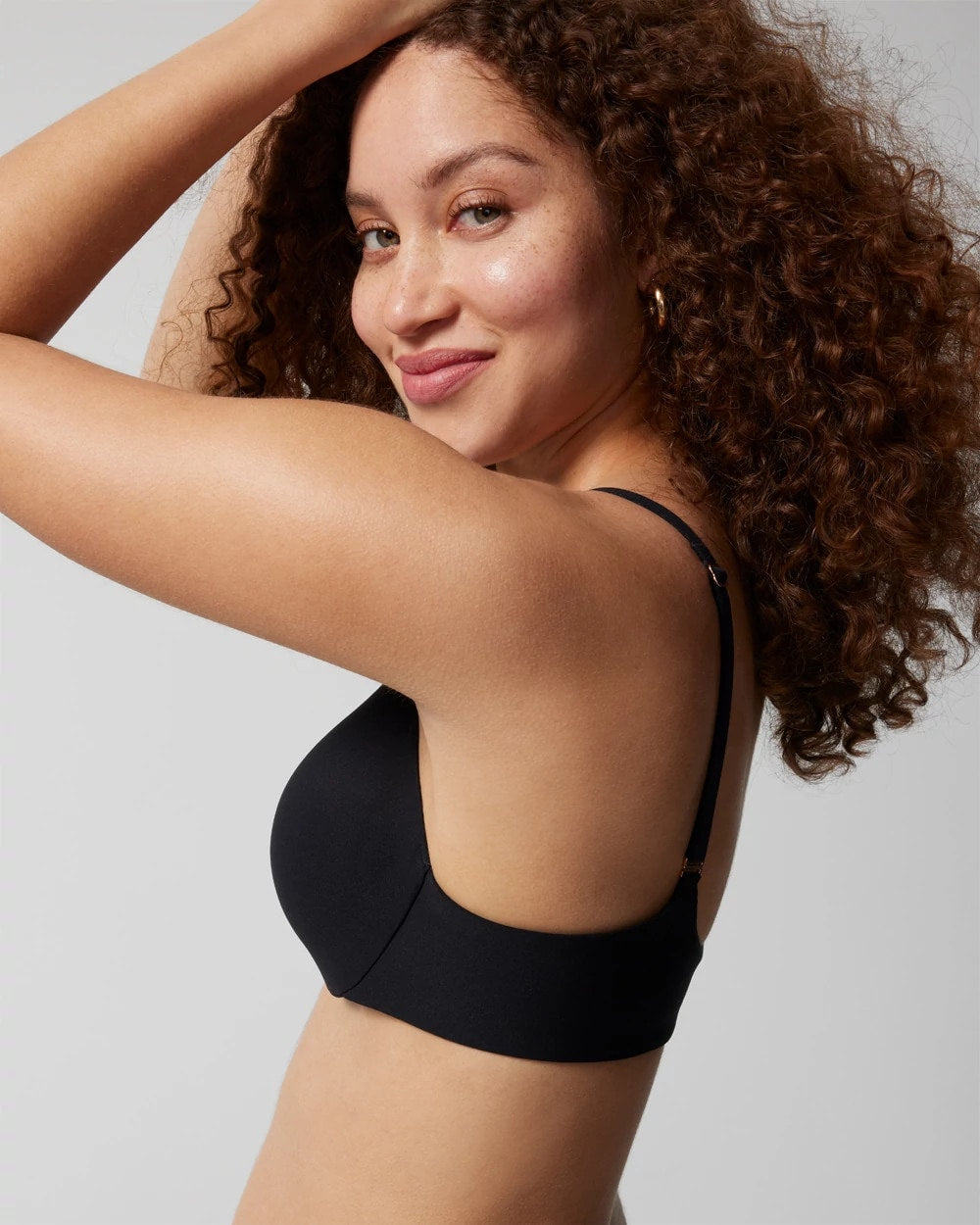 BLACK Front-Close Perfect Coverage Bra
