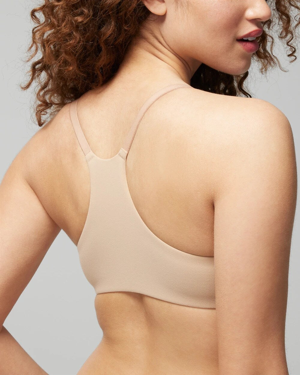 WARM AMBER Front-Close Racerback Bra