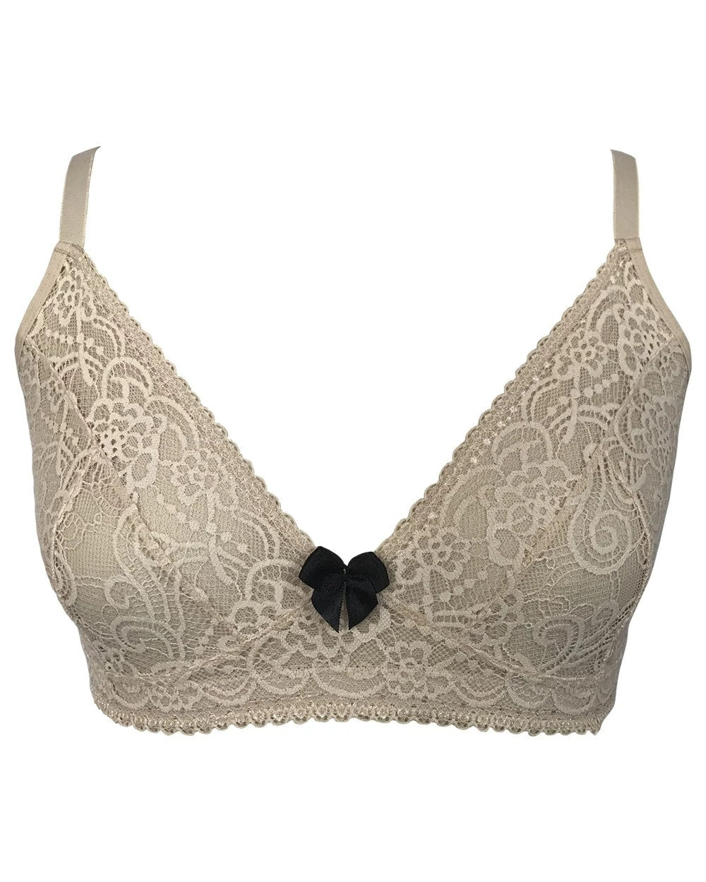 NUDE Wireless Pocketed Lace Bra