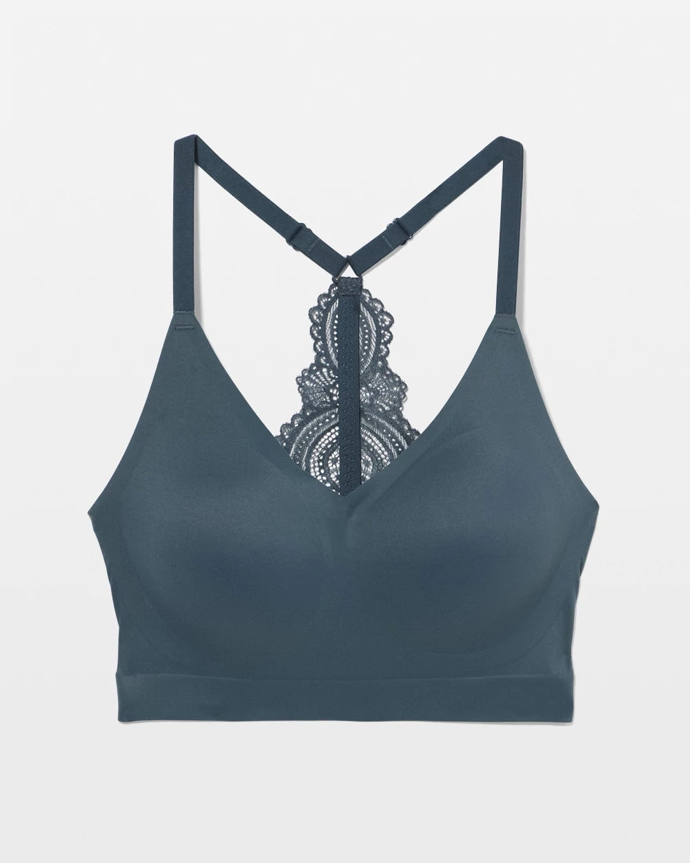 PETROL Racerback Bralette with Lace Back