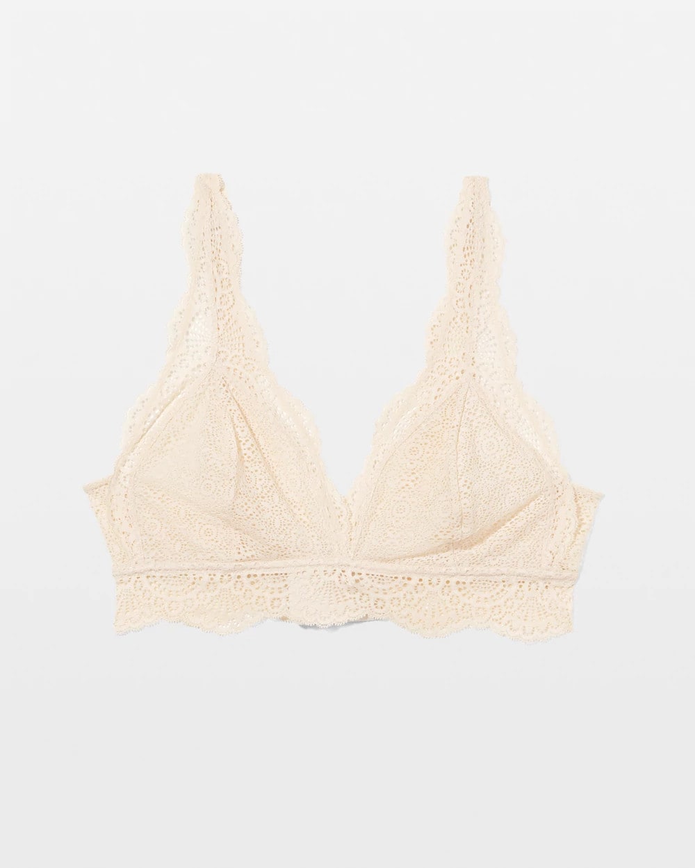 PALE SAND Crochet Lace Bralette