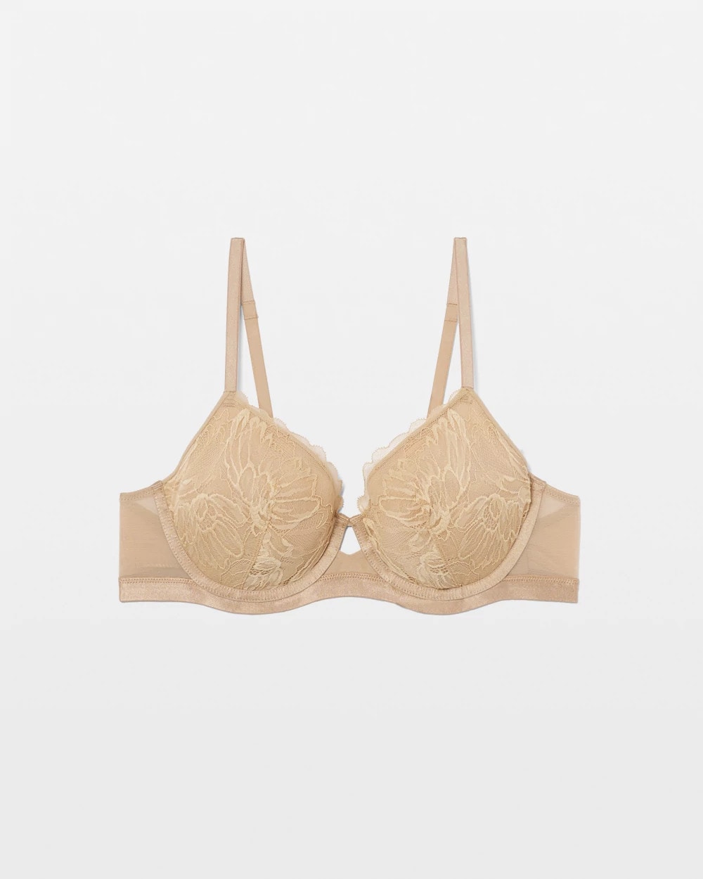 WARM AMBER Perfect Coverage Bra with Lace