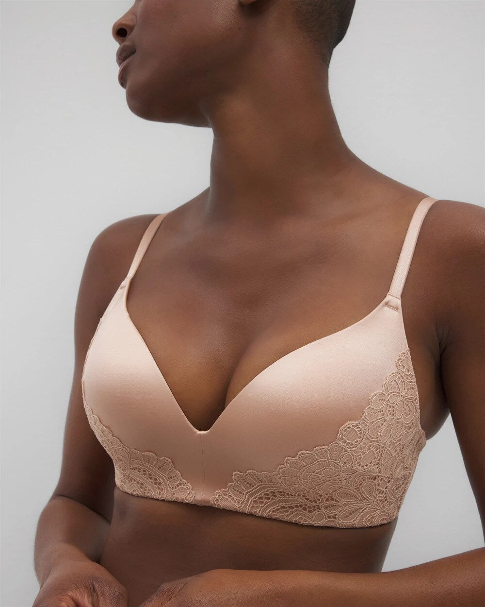 HUSH Wireless Lace Push-Up Bra
