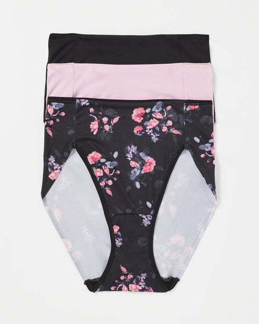 AMETHYST BLUSH MULTIPACK Tummy High-Leg Brief Panty 3 Pack