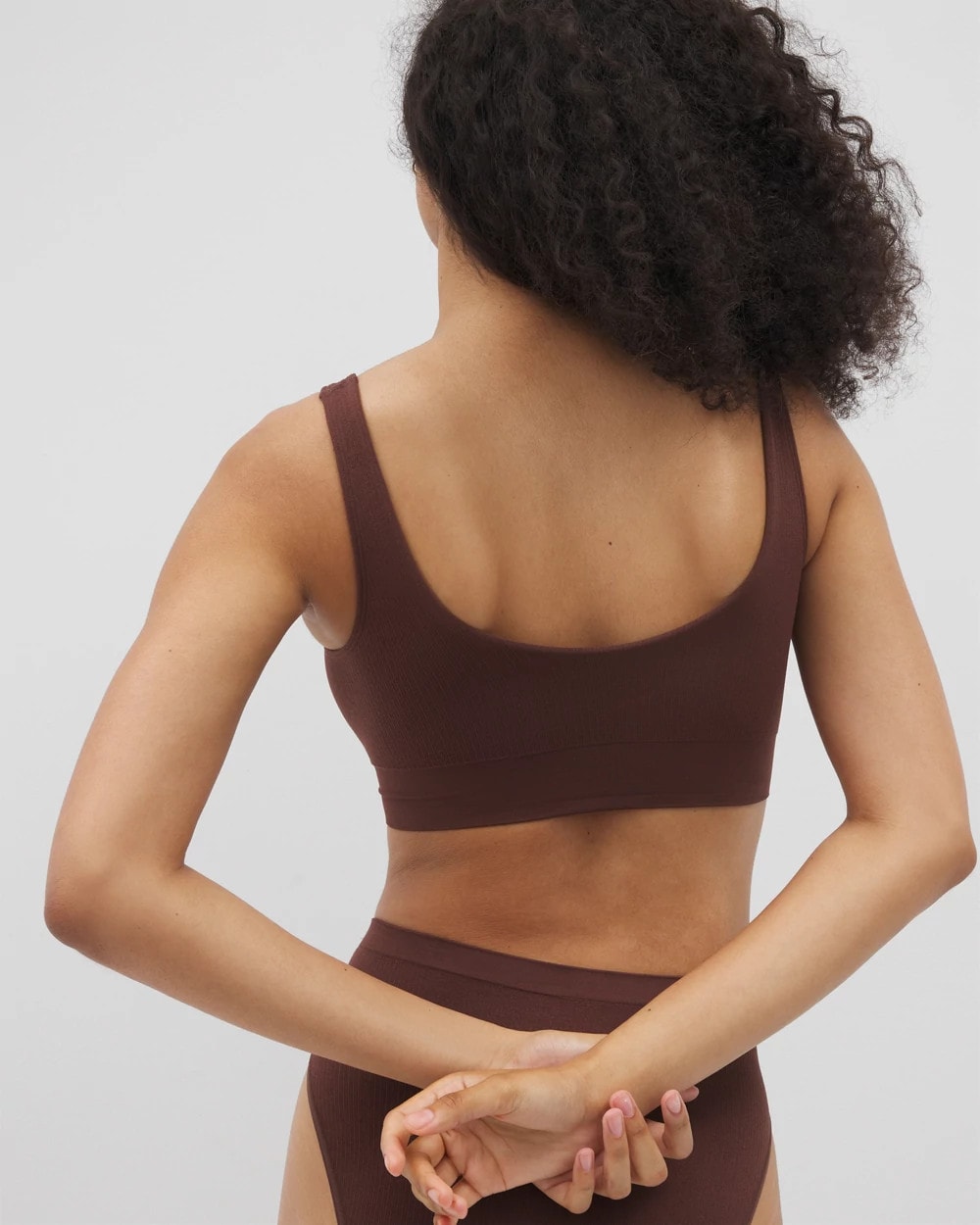 MOCHA Seamless Rib Bralette
