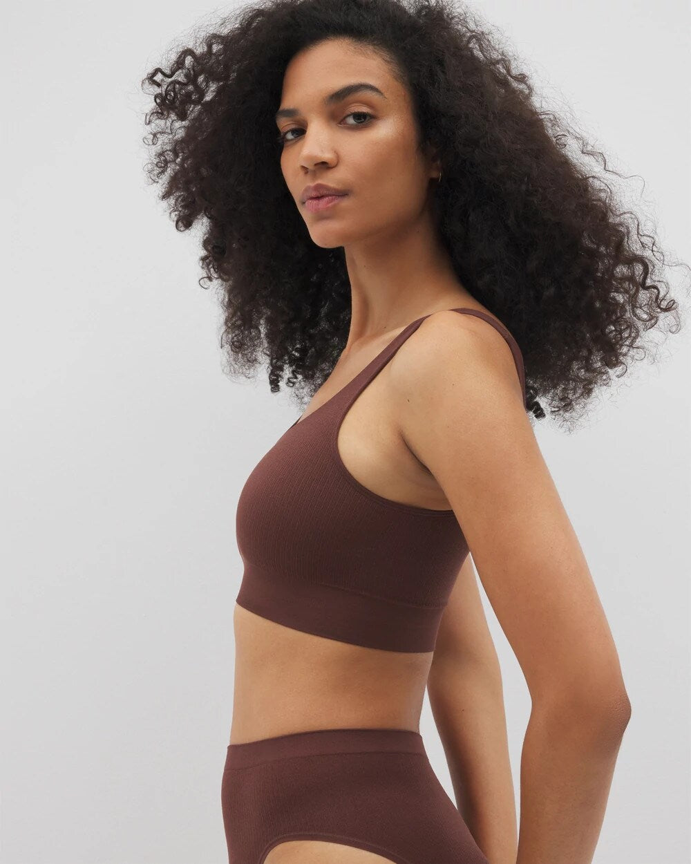 MOCHA Seamless Rib Bralette