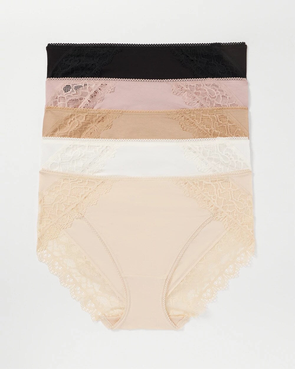 BASIC MULTI PACK Lace High-Leg 5 Pack
