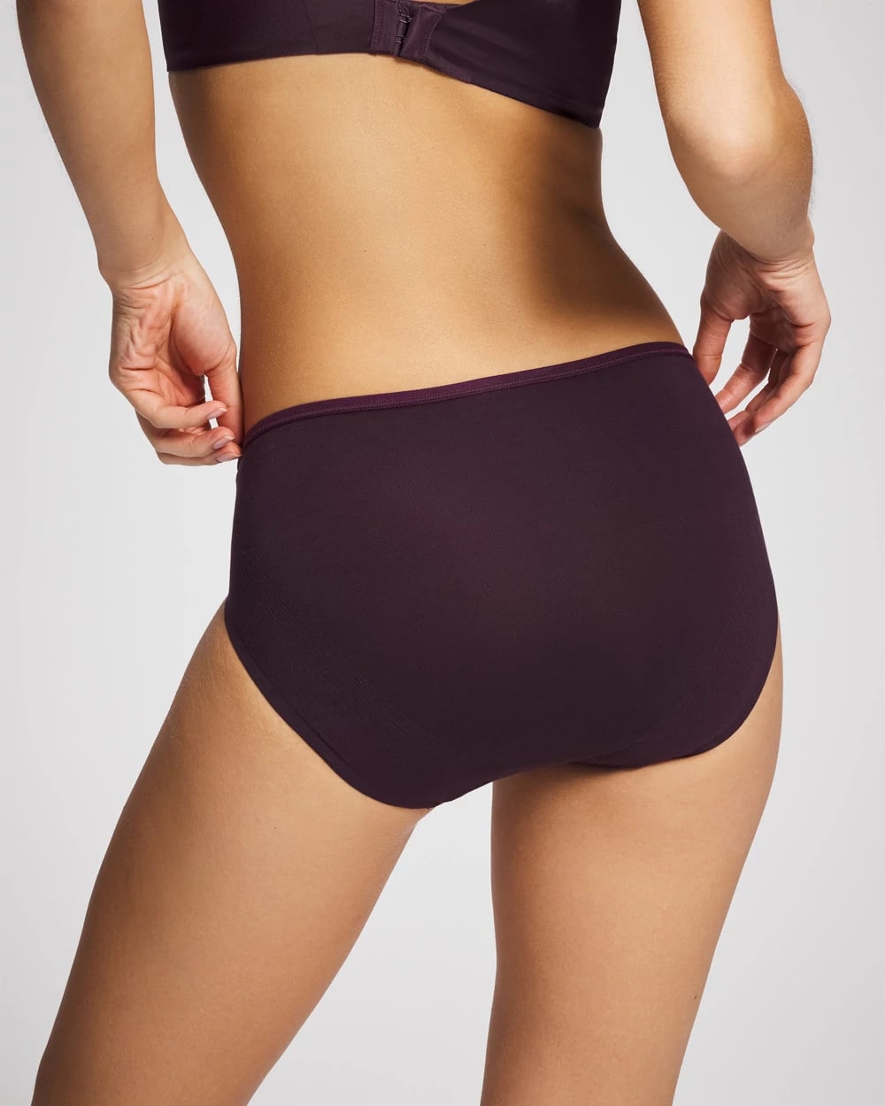 PLUM PERFECT Cotton High Leg Panty