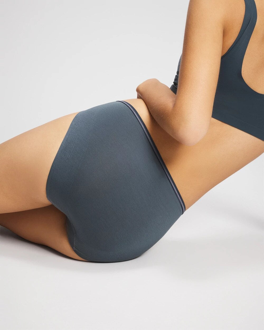 PETROL Cotton High Leg Panty